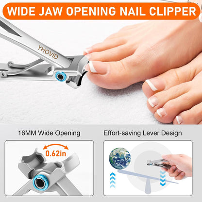 Toe Nail Clippers for Men, Toenail Clippers for Thick Nails for Seniors