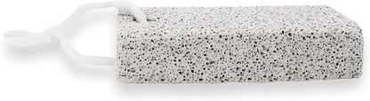 Amazon Basics Dead Skin Remover Smoothing Stone, Foot Exfoliator for Calluses and Cracked Heels, Grey, 3-Pack