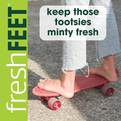Fresh Feet Foot Spray for Smelly Feet, Boots & Shoe Odor, 4oz - Made without Parabens, Dyes, Sulfates or Alcohol by Fresh Body