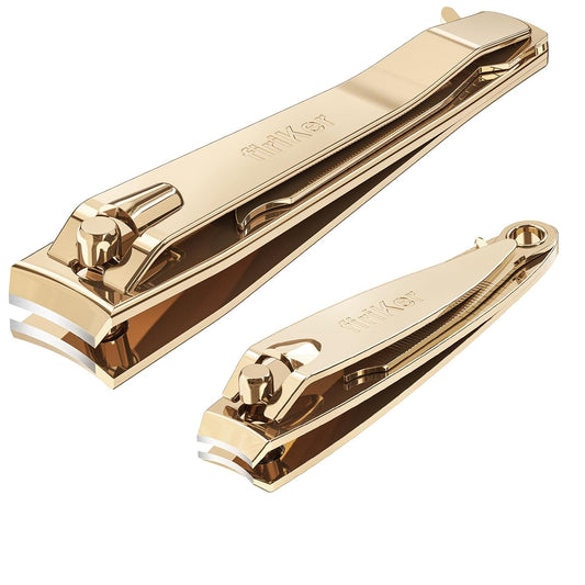 FiriKer Nail Clippers with Nail File, Fingernail Clipper, Toe Nail Clippers