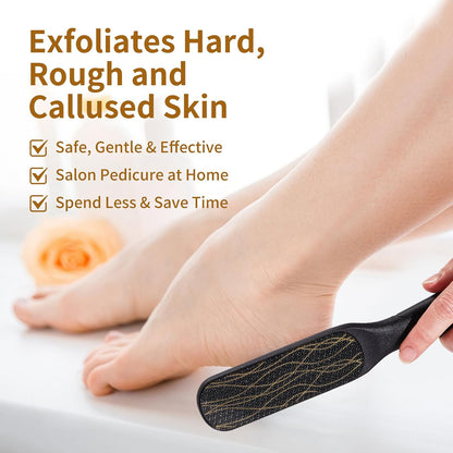 Nano Glass Foot File, Double-Sided Foot Callus Remover for Cracked Heels