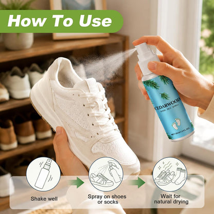 6 Pack Shoe Deodorizer Spray, 6 Oz Total Powerful Foot Odor Eliminator