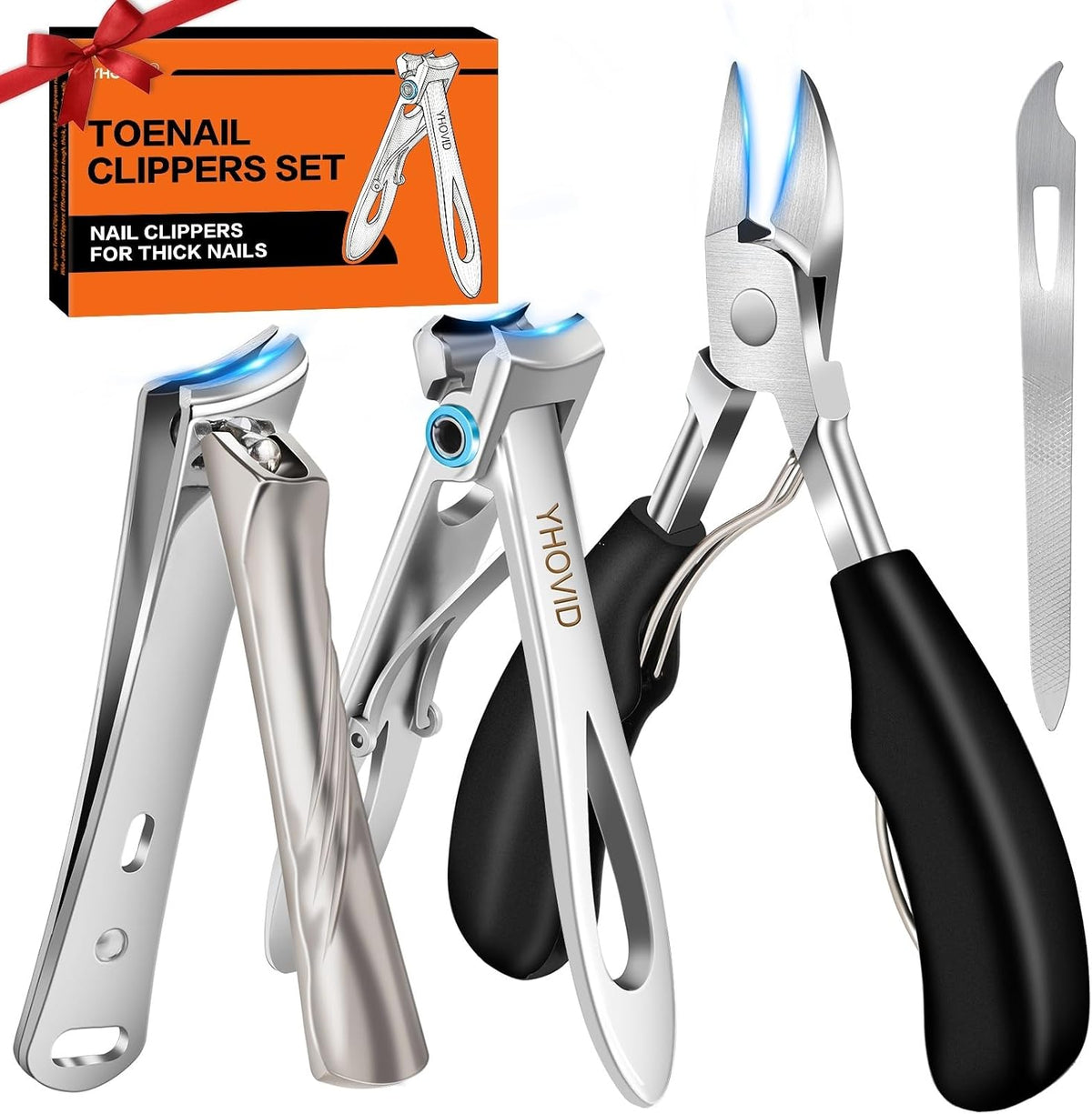 Toe Nail Clippers for Men, Toenail Clippers for Thick Nails for Seniors
