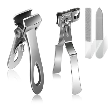 Werlla Extra Large Long Handle Toenail Clippers - 17mm Wide Jaw Opening Heavy Duty for Thick Toenails, Seniors, Men, Adults