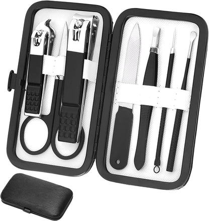 Aceoce Manicure Set Nail Clippers Set Gifts for Men Manicure Pedicure Kit