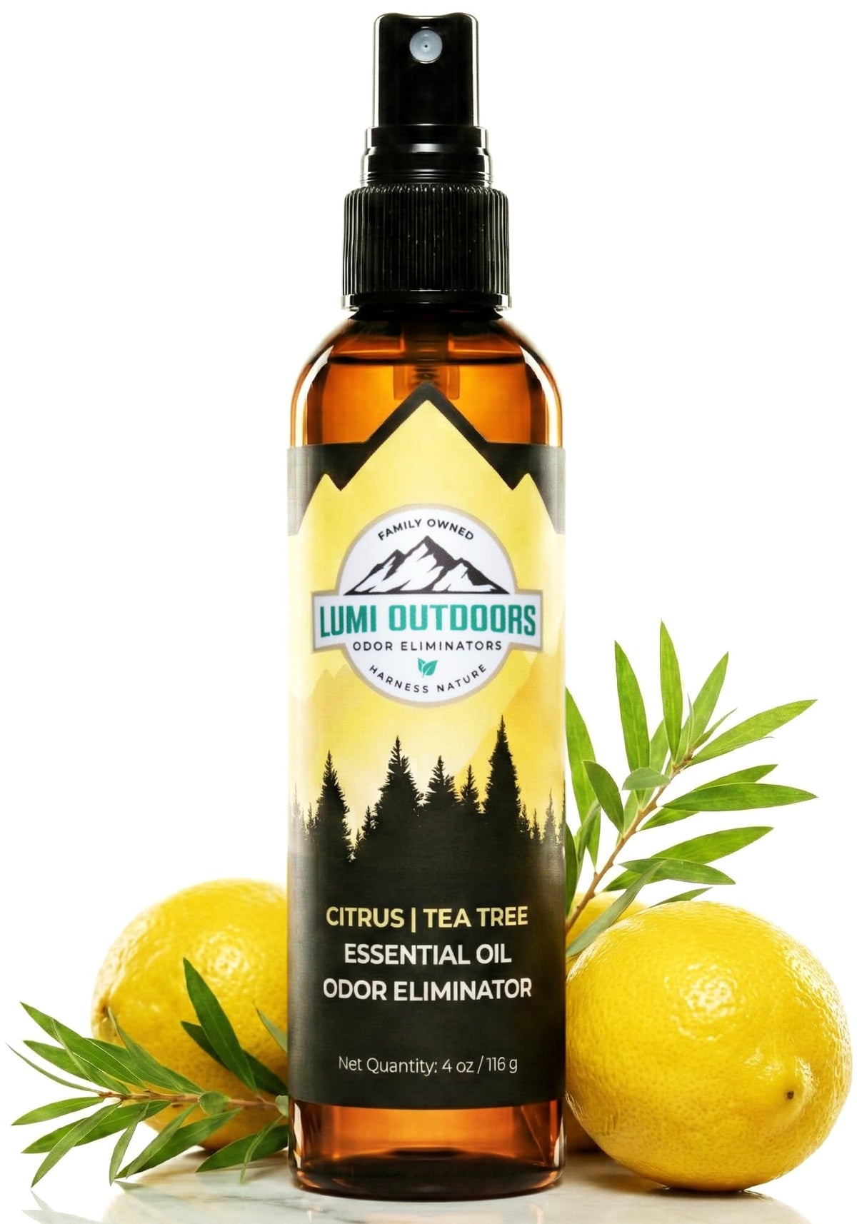 Lumi Outdoors Natural Shoe Deodorizer Spray - Odor Eliminator