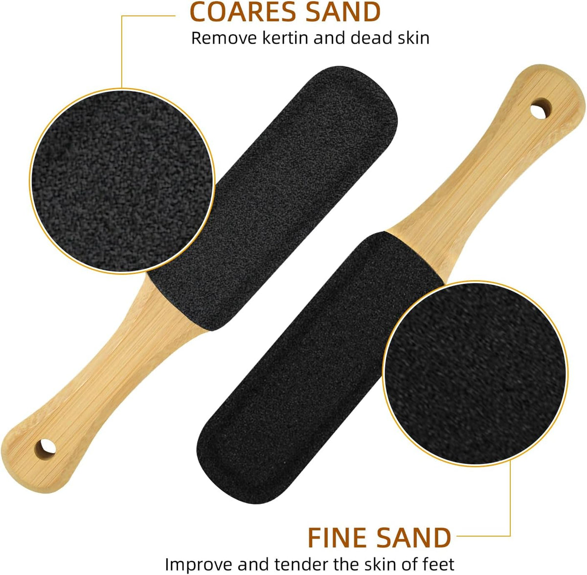 Dead Skin Remover for Feet – Smooth with Pumice Stone Foot File