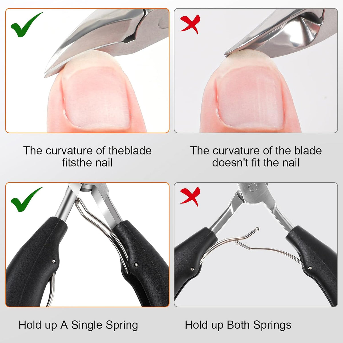 Toe Nail Clippers for Men, Toenail Clippers for Thick Nails for Seniors