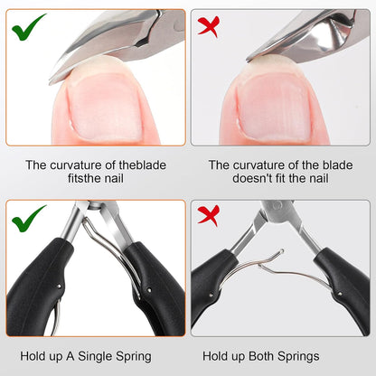 Toe Nail Clippers for Men, Toenail Clippers for Thick Nails for Seniors