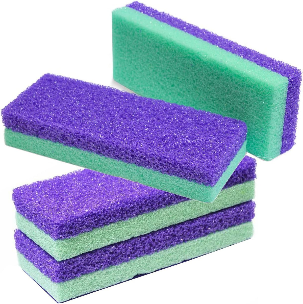 Karlash Professional Pedicure Foot Pumice Stone for Feet Skin Callus Remover and Scrubber for Dead Skins 2 Sided (Pack of 2)