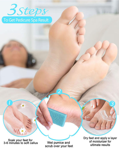 Maryton Disposable Foot Scrubber Pedicure Pumice Stone for Feet, 40PCS
