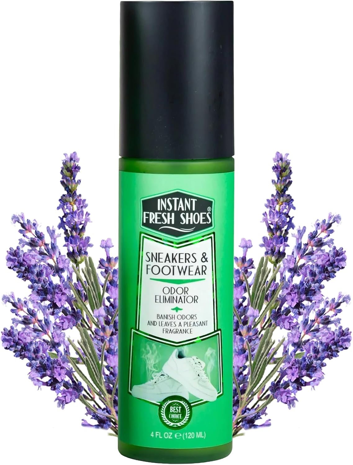 Shoe Deodorizer Spray for Sneakers, Boots & Gym Bags