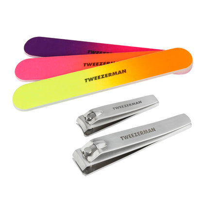 Tweezerman Combo Clipper Set Black/Stainless Steel