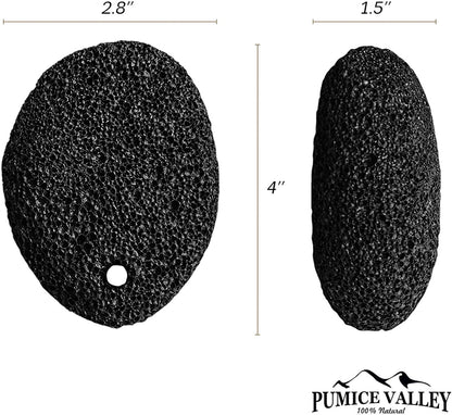 Pumice Stone for Feet - Natural Foot Scrubber for Dead Skin Callus Removal