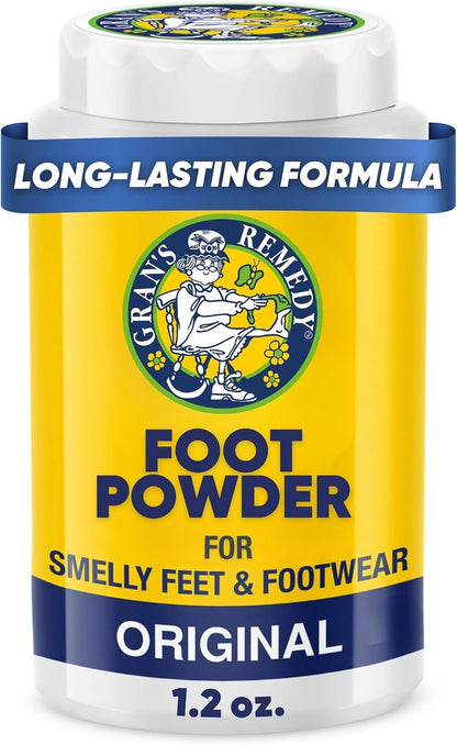 Gran's Remedy Shoe Deodorizer and Foot Powder - Unscented - Shaker