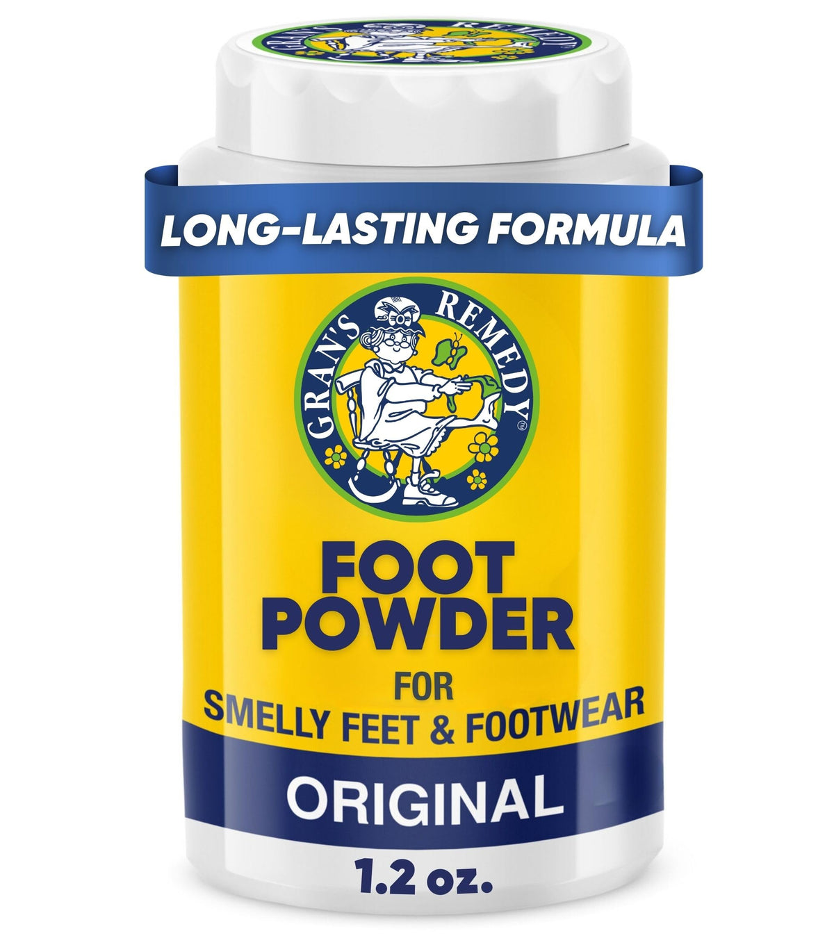 Gran's Remedy Shoe Deodorizer and Foot Powder - Unscented - Shaker