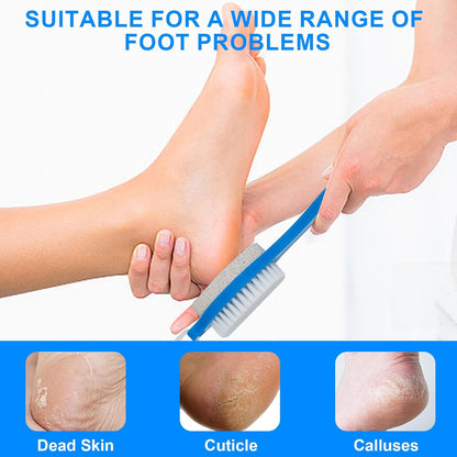 Pumice Stone Brush for Feet 4 in 1 Foot Brush 2 Pack