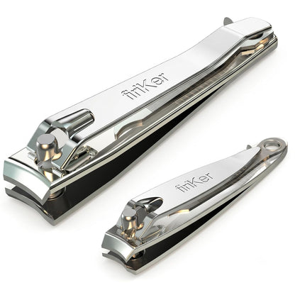 FiriKer Nail Clippers with Nail File, Fingernail Clipper, Toe Nail Clippers