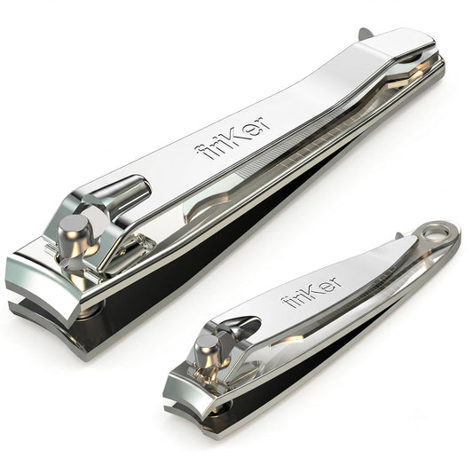 FiriKer Nail Clippers with Nail File, Fingernail Clipper, Toe Nail Clippers