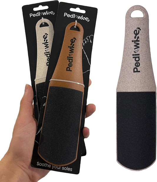 Pumice Stone for feet Extra Large Foot File & Callus Remover for Cracked Heels Double Sided Pedicure Tool for Dead Skin Podiatrist Recommended