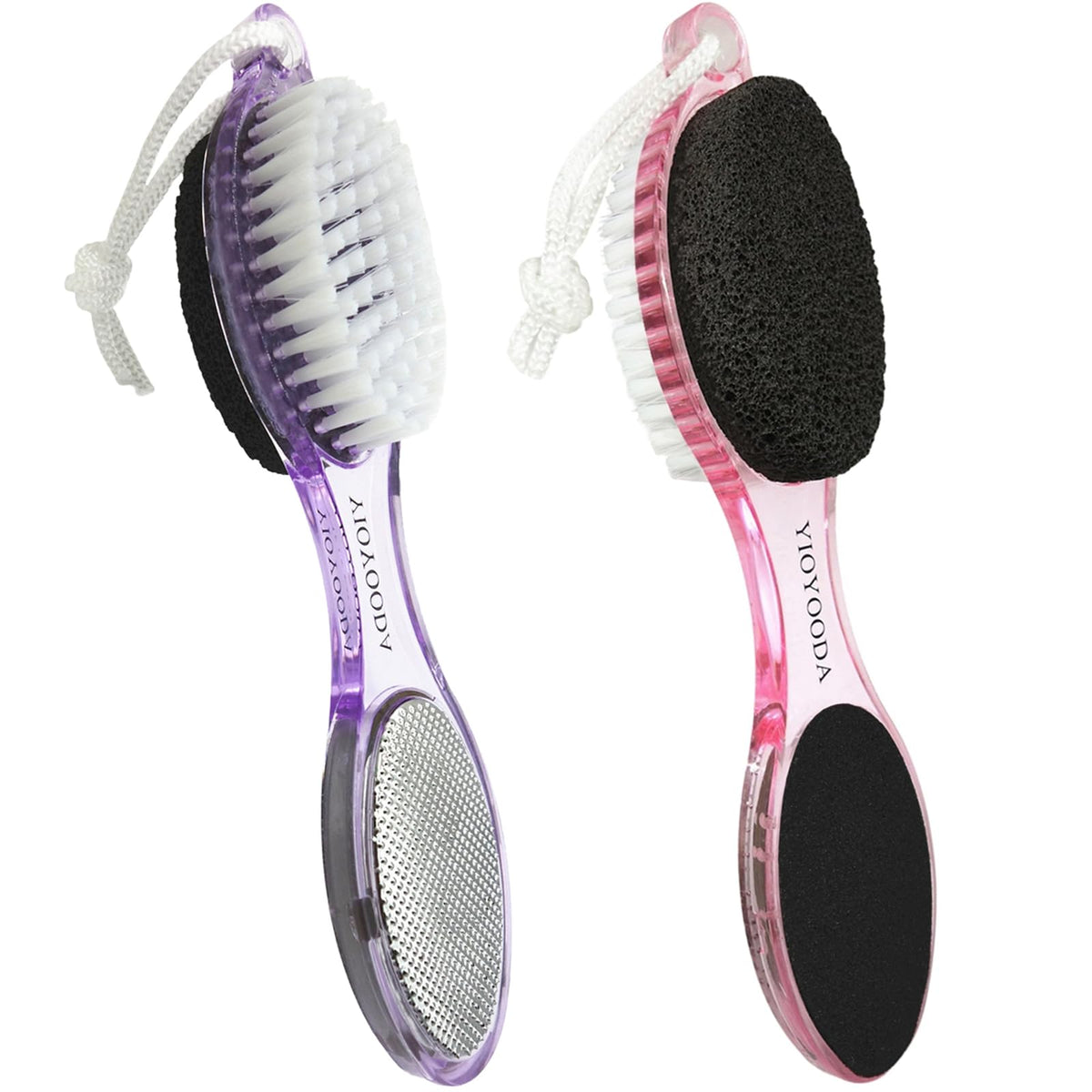 Foot Brush and Pumice Stone for Feet Scrub Callus Remover Pedicure Tools
