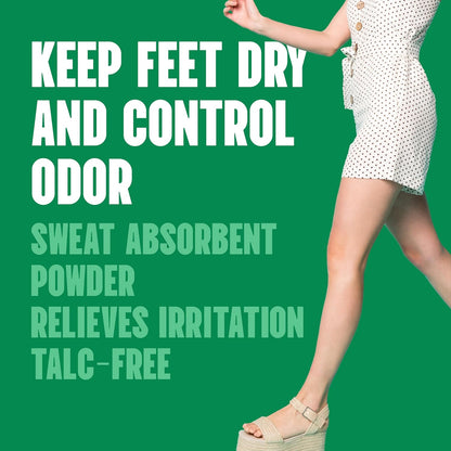 Lotrimin Daily Sweat & Odor Control Medicated Foot Powder - Antifungal Formula for Lasting Relief from Foot Odor, 6.25 Ounce (177 Grams) (Packaging May Vary)