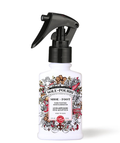Sole-Pourri Shoe Deodorizer + Foot Spray, 3.4 Fl Oz