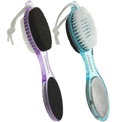 Foot Brush and Pumice Stone for Feet Scrub Callus Remover Pedicure Tools