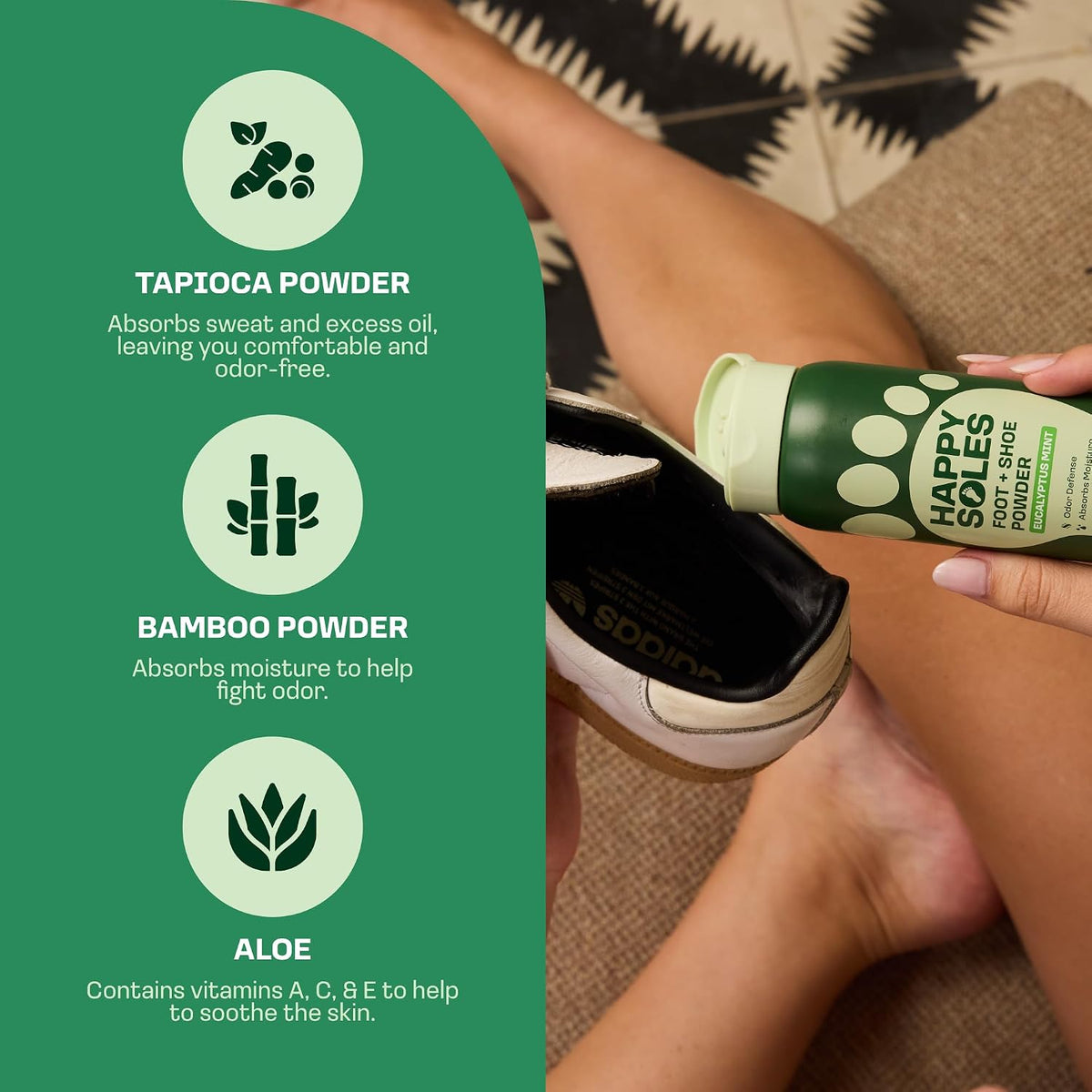 Ultimate Shoe Deodorizer & Foot Powder for Smelly Feet & Odor Control