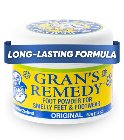 Gran's Remedy Shoe Deodorizer and Foot Powder - Unscented - Shaker