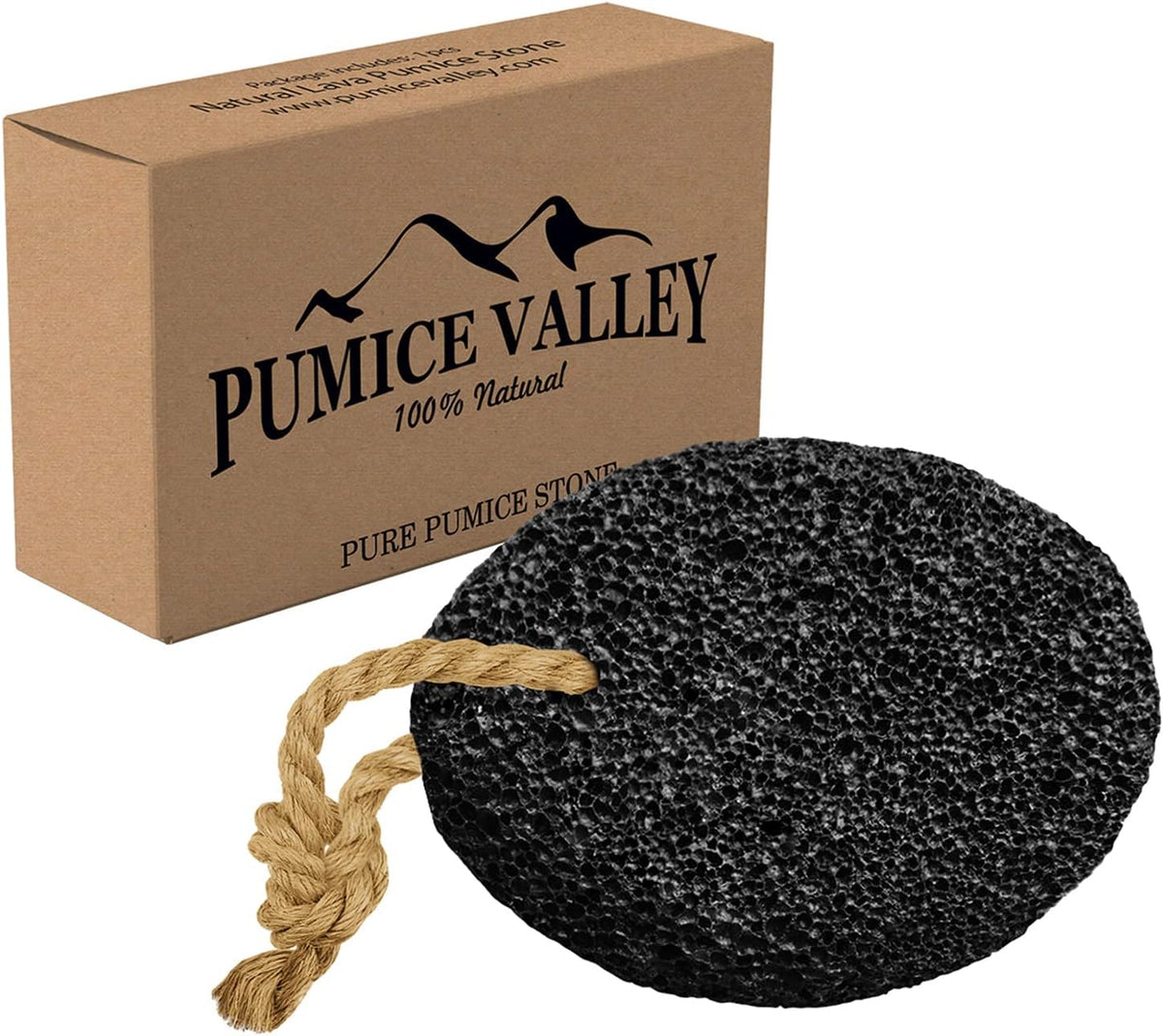 Pumice Stone for Feet - Natural Foot Scrubber for Dead Skin Callus Removal