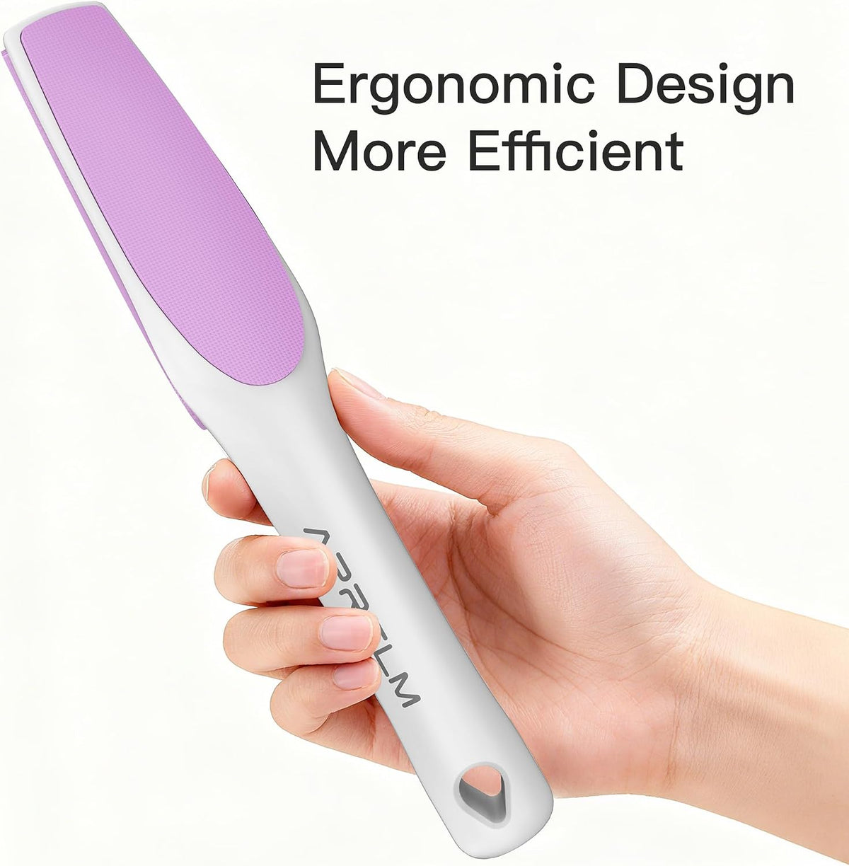 APRELM 3-Sided Nano Glass Foot File, 3-in-1 Coarse/Medium/Fine Foot Callus Remover, Professional Callus Remover for Feet Hard Skin Smooth Polishing (Pink)