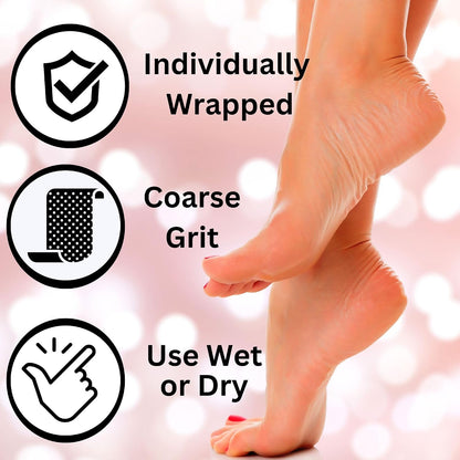 Mr. Pumice Purple PUMI Bar - Coarse Pumice Stone for Feet Callus Remover Pedicure Tools for Feet Foot Scrubber Skin Exfoliator Block, 4 Pack