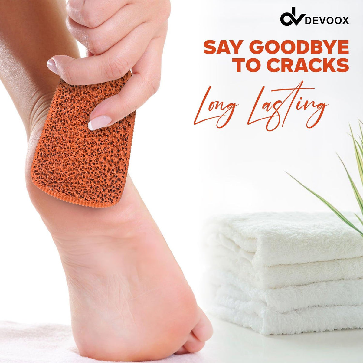 Pumice Stone Natural for Shower Dual Sided Foot Exfoliator, Foot Scrubber for Dead Skin, Callus Remover for Feet, Hard Skin Remover, Pedicure Tool for Men & Women