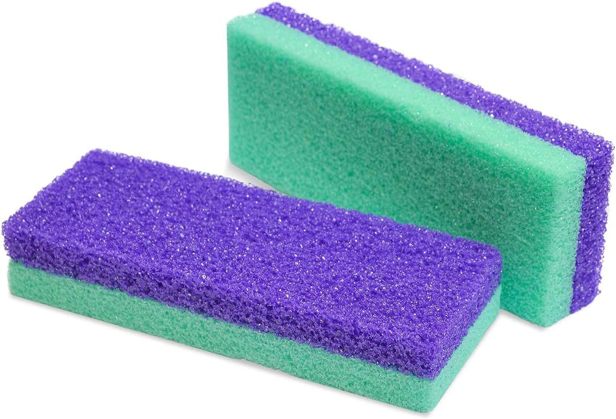 Karlash Professional Pedicure Foot Pumice Stone for Feet Skin Callus Remover and Scrubber for Dead Skins 2 Sided (Pack of 2)