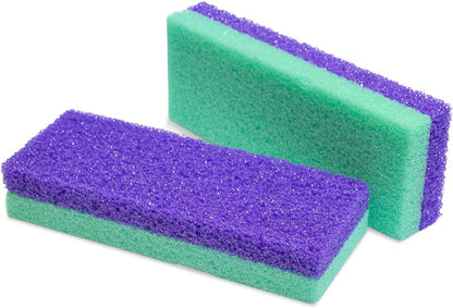 Karlash Professional Pedicure Foot Pumice Stone for Feet Skin Callus Remover and Scrubber for Dead Skins 2 Sided (Pack of 2)