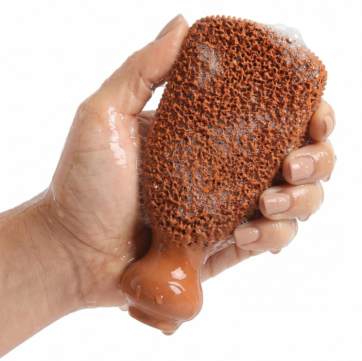 Pumice Stone for Feet Lasts 5+ Years Foot Exfoliator Scrubber Callus Remover Made of Natural Terra-Cotta