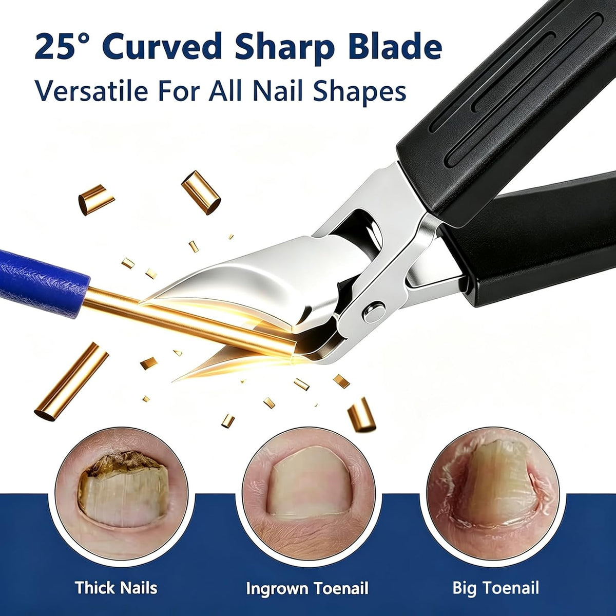 2026 Eagle Beak Nail Clipper for Senior Ingrown Toenail Clipper Angled Head