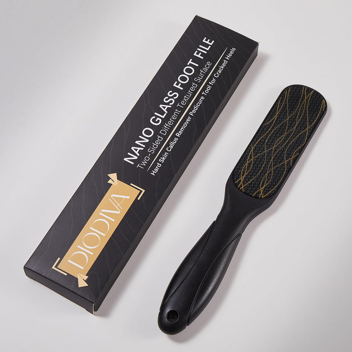 Nano Glass Foot File, Double-Sided Foot Callus Remover for Cracked Heels