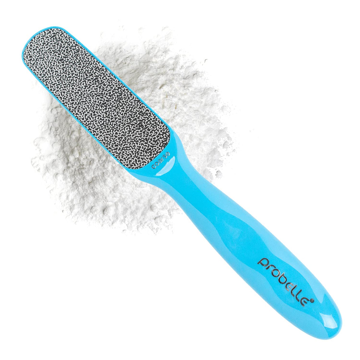 Probelle Double Sided Multidirectional Nickel Foot File Callus Remover - Immediately Reduces calluses and Corns to Powder for Instant Results, Safe Tool (Dark Grey)