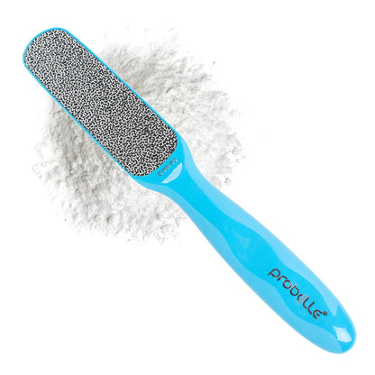 Probelle Double Sided Multidirectional Nickel Foot File Callus Remover - Immediately Reduces calluses and Corns to Powder for Instant Results, Safe Tool (Dark Grey)