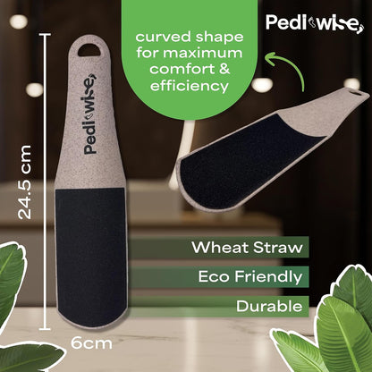 Pumice Stone for feet Extra Large Foot File & Callus Remover for Cracked Heels Double Sided Pedicure Tool for Dead Skin Podiatrist Recommended