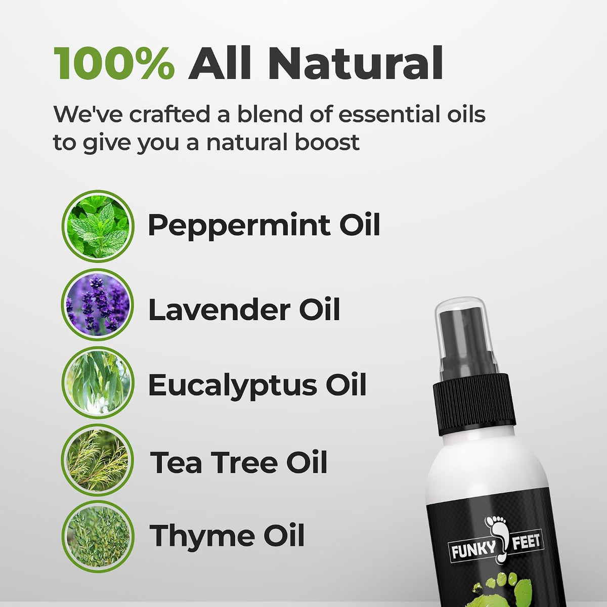 Shoe Deodorizer Spray - Foot Spray 4oz - Foot Deodorant Extra Strength - Shoe Odor Elimination - Essential Oils Blend for Sweaty Feet - 100% Natural and Organic - Made in USA