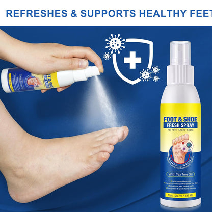 Foot & Shoe Fresh Spray with Tea Tree Oil, 120ml/4 fl oz