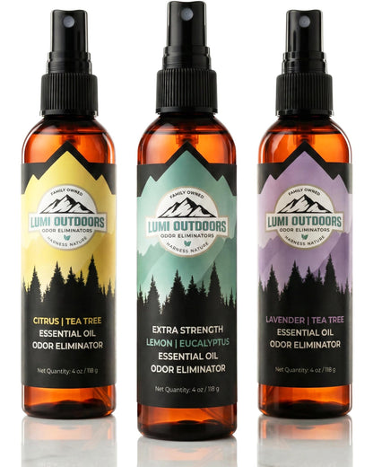 Lumi Outdoors Natural Shoe Deodorizer Spray - Odor Eliminator