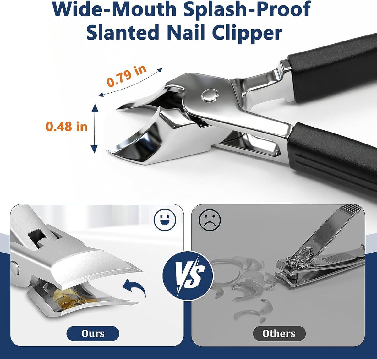 2026 Eagle Beak Nail Clipper for Senior Ingrown Toenail Clipper Angled Head