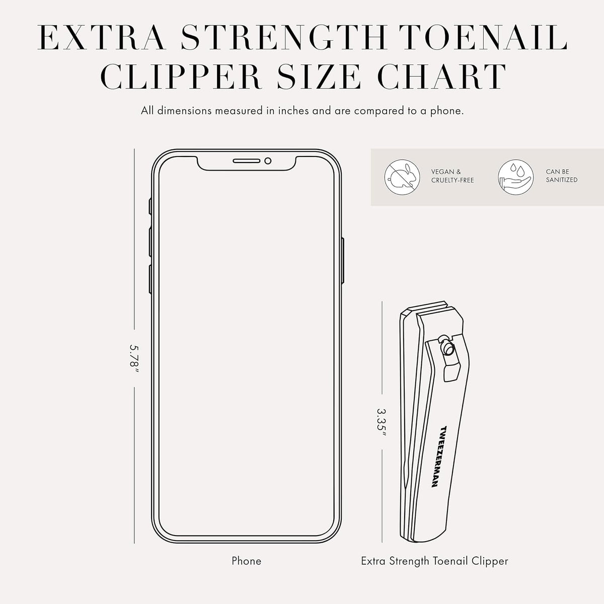 Tweezerman Extra Strength Toenail Clipper Stainless Steel