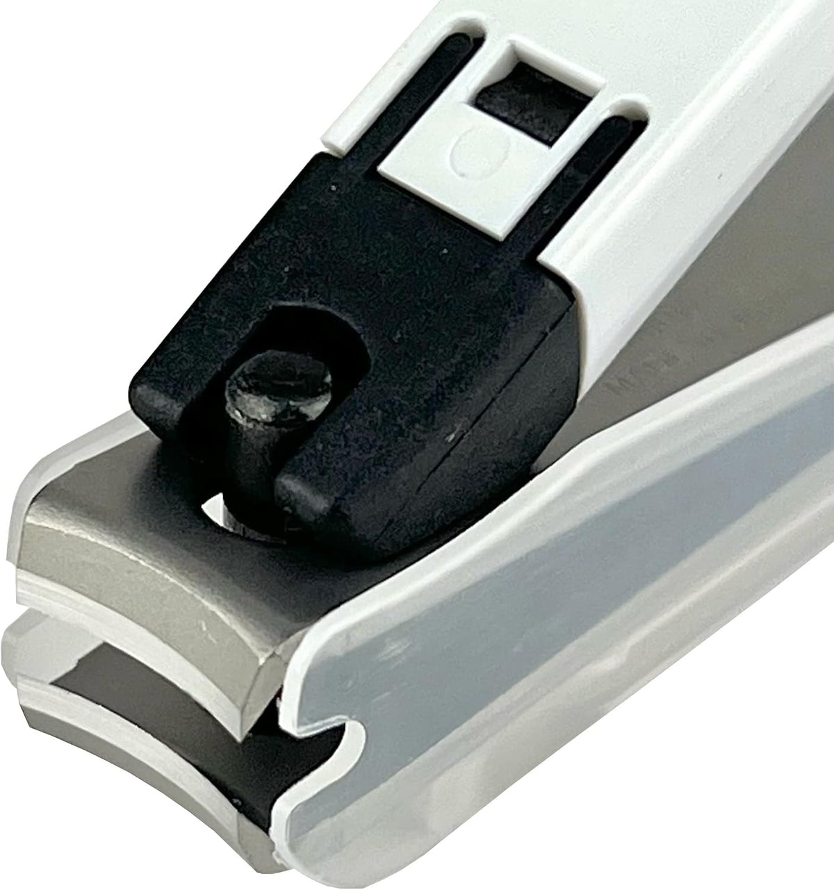 Kai Nail Clippers Type 001S White Stainless Steel Fingernail Toenail Thick Nail Clipper Cutter KE0121 with File & Catcher for Adult Seniors Men Women Made in Japan