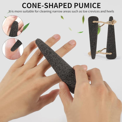 4 PCS Natural Volcanic Pumice Stone for Feet to Remove Dead Skin