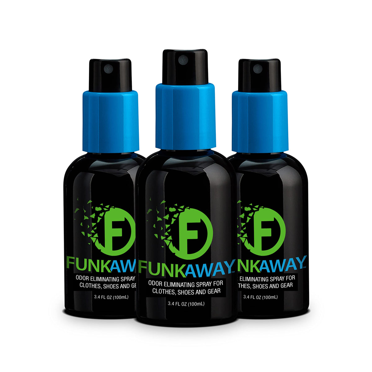 FunkAway Aerosol Spray, 8 oz., Extreme Odor Eliminator Spray, Ideal for Shoe Smells, Pet Odors and Bulky Stuff that Won't Fit in the Wash; Attacks Musty Odors at the Source